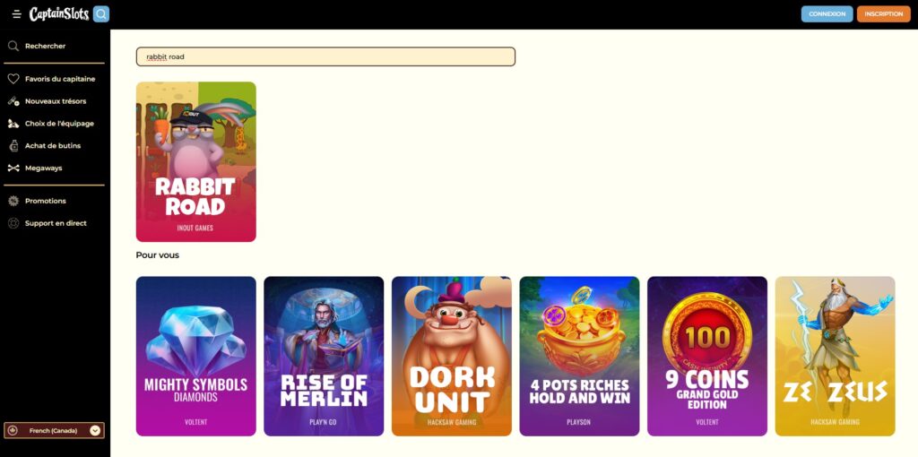 rabbit road captainslots