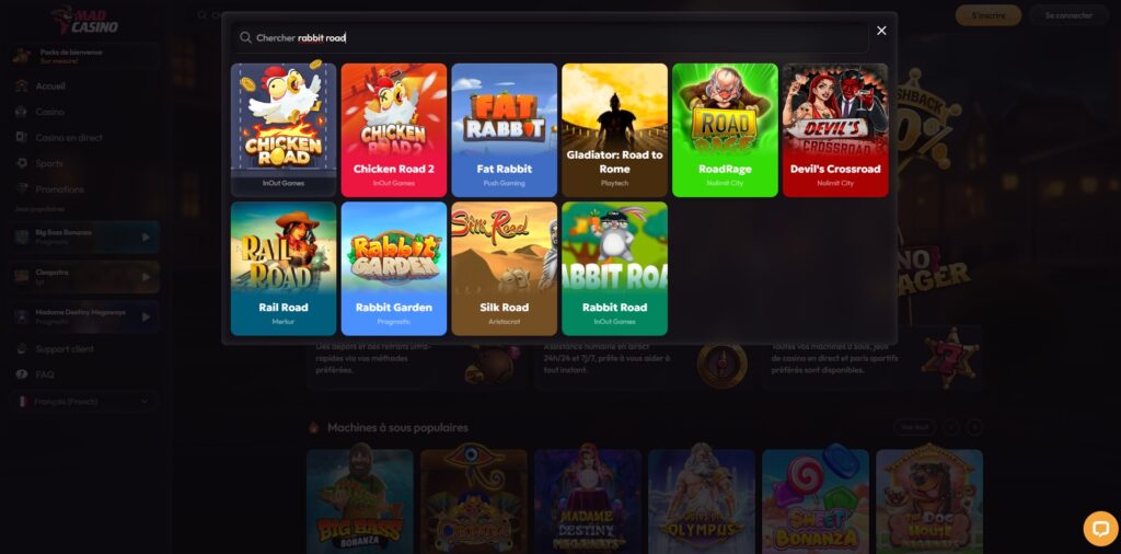 rabbit road madcasino